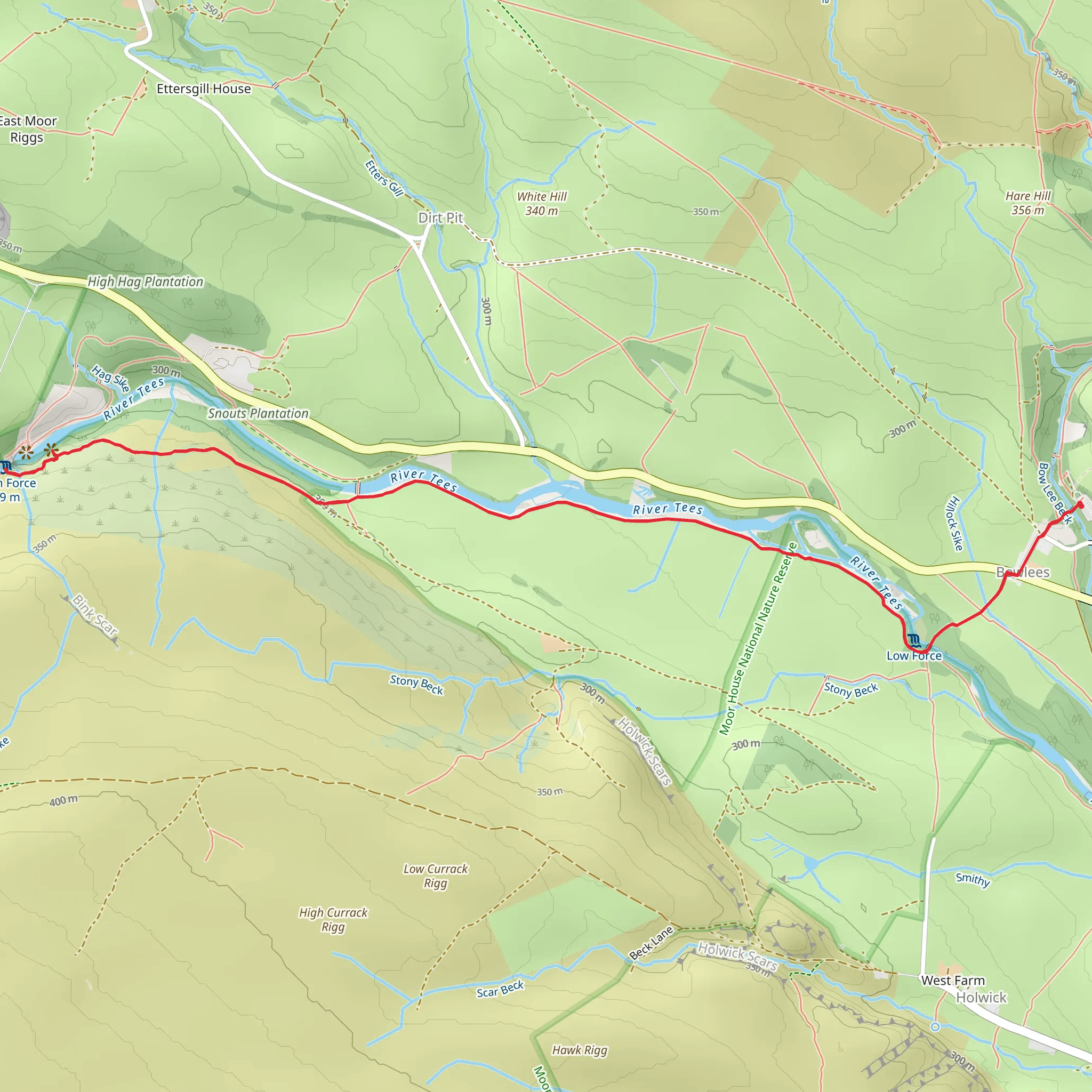 High Force mobile static map