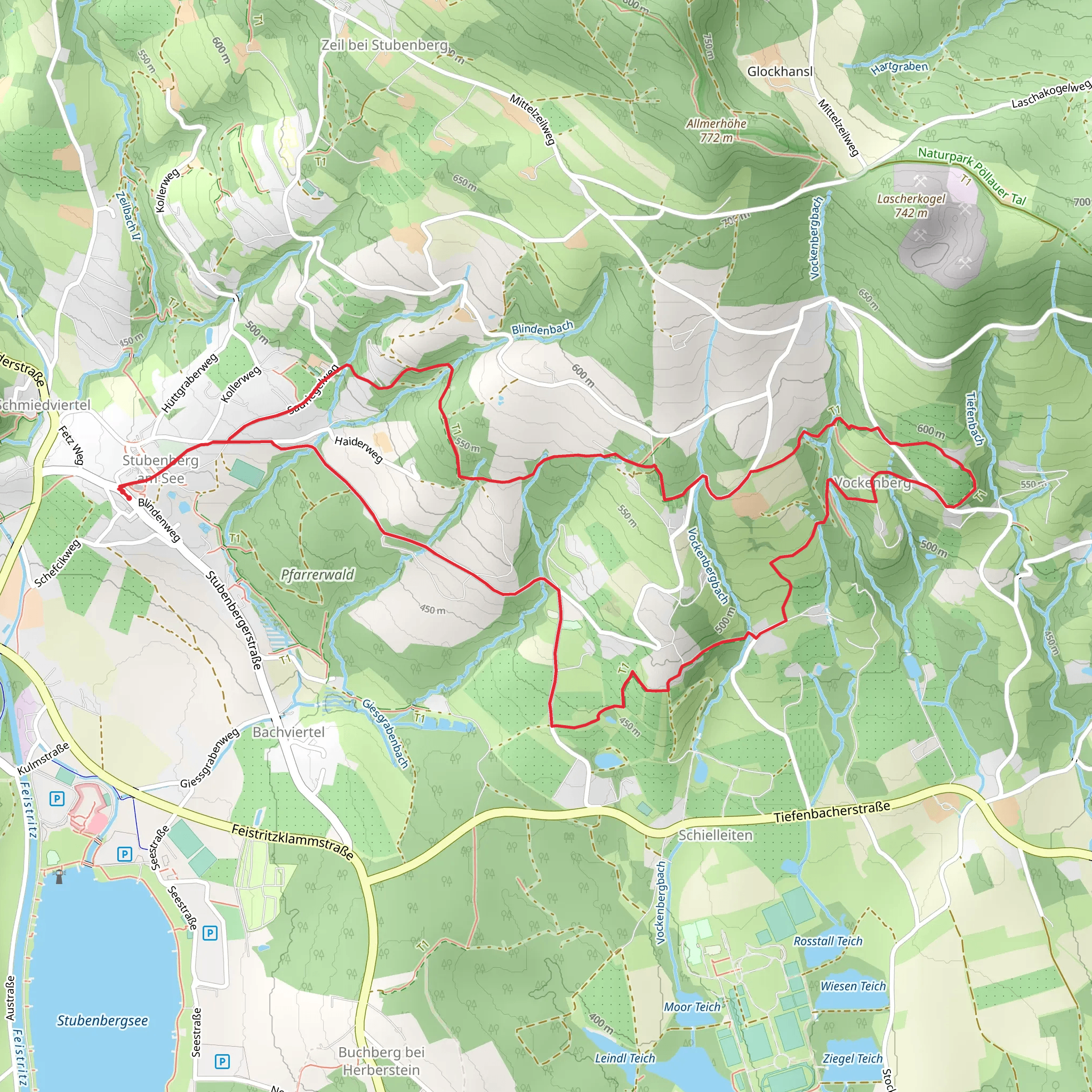Stubenberg - Buschenschanway Loop Trail mobile static map