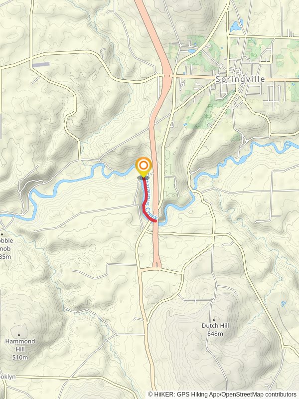 Cattaraugus Creek in Scoby Dam Park