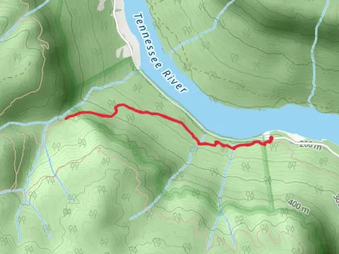 Tennessee River Shore Walk from River Canyon Road