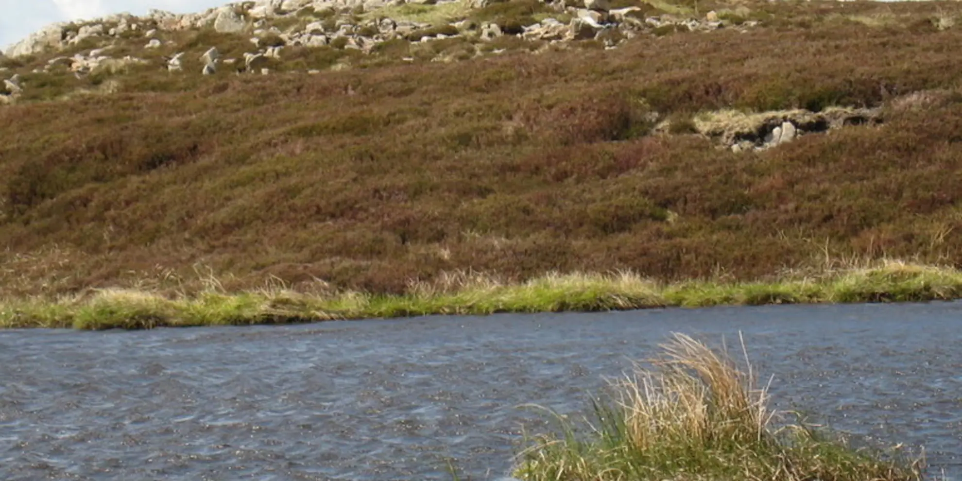 An image depicting the trail Cronkley Fell from Hanging Shaw and its surrounding area.
