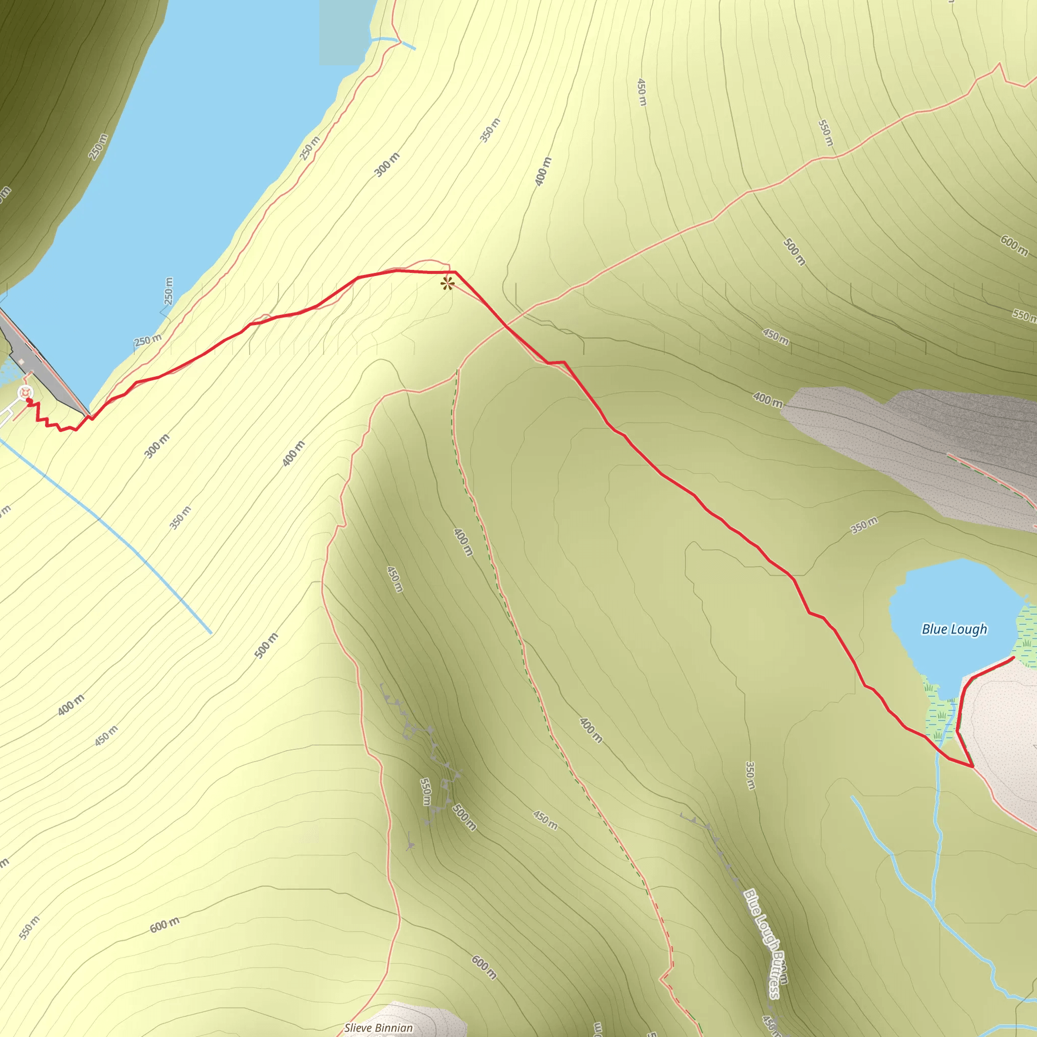 Ben Crom Reservoir Walk mobile static map