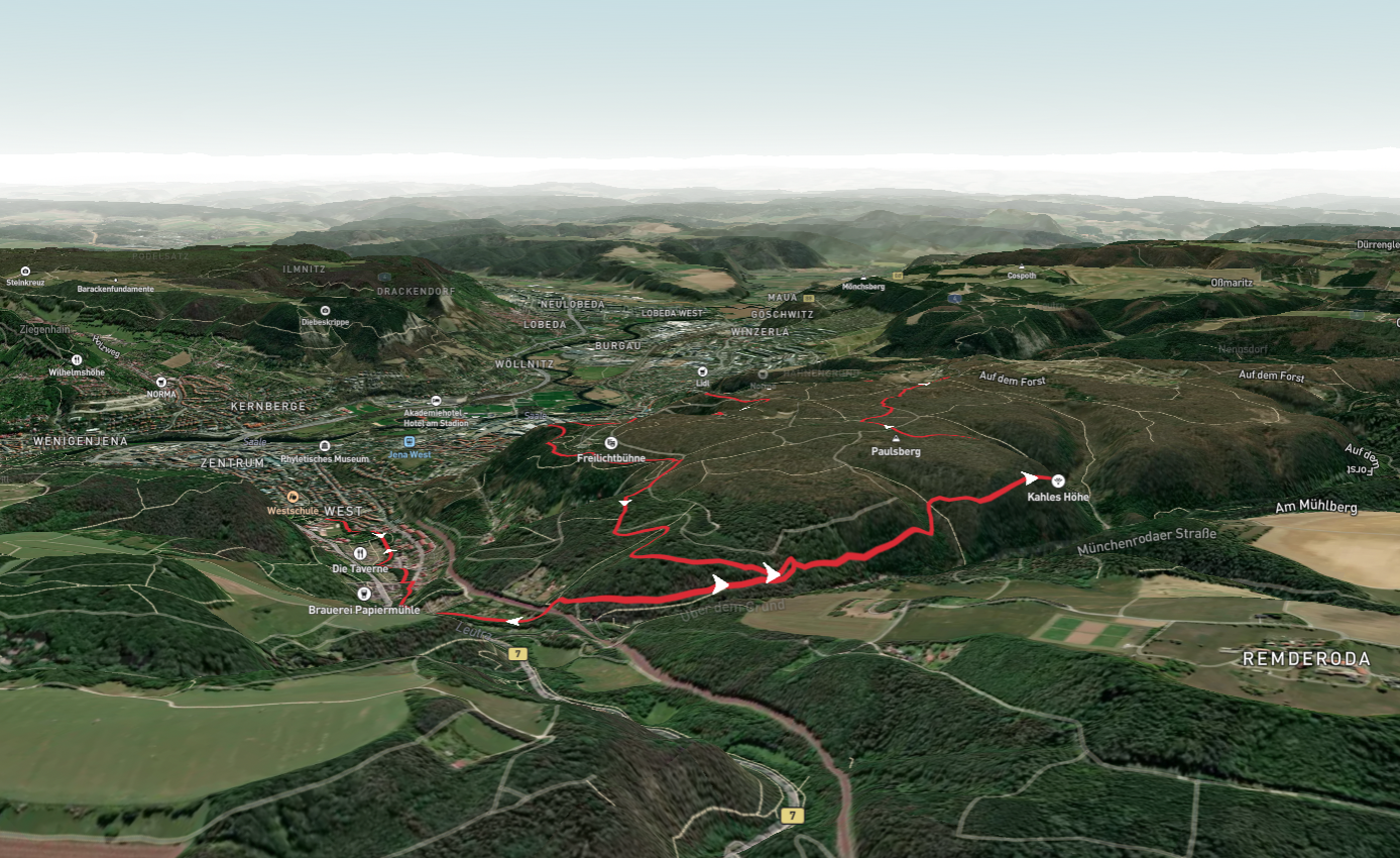 Paulsberg, Forstturm and Bismarrckturm Loop