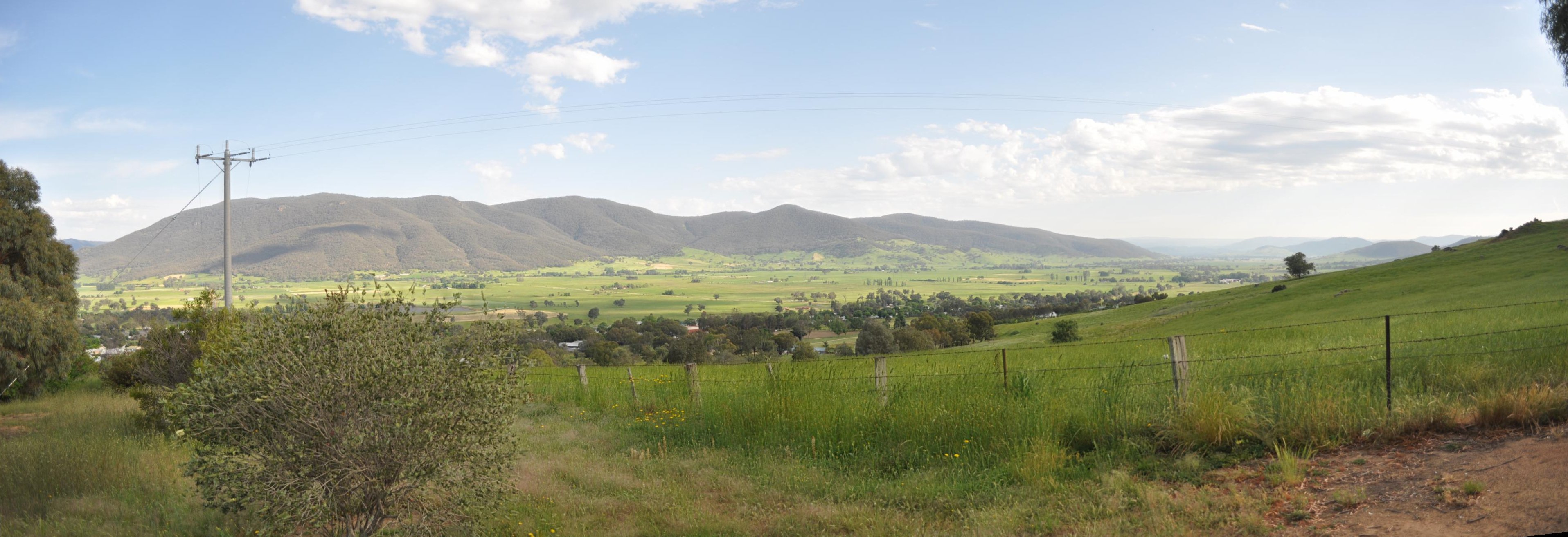 An image depicting the trail Burrowa-Pine Mountain National Park and its surrounding area.
