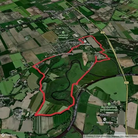 Distelbelt and De Vierstee via Vechtdalpad