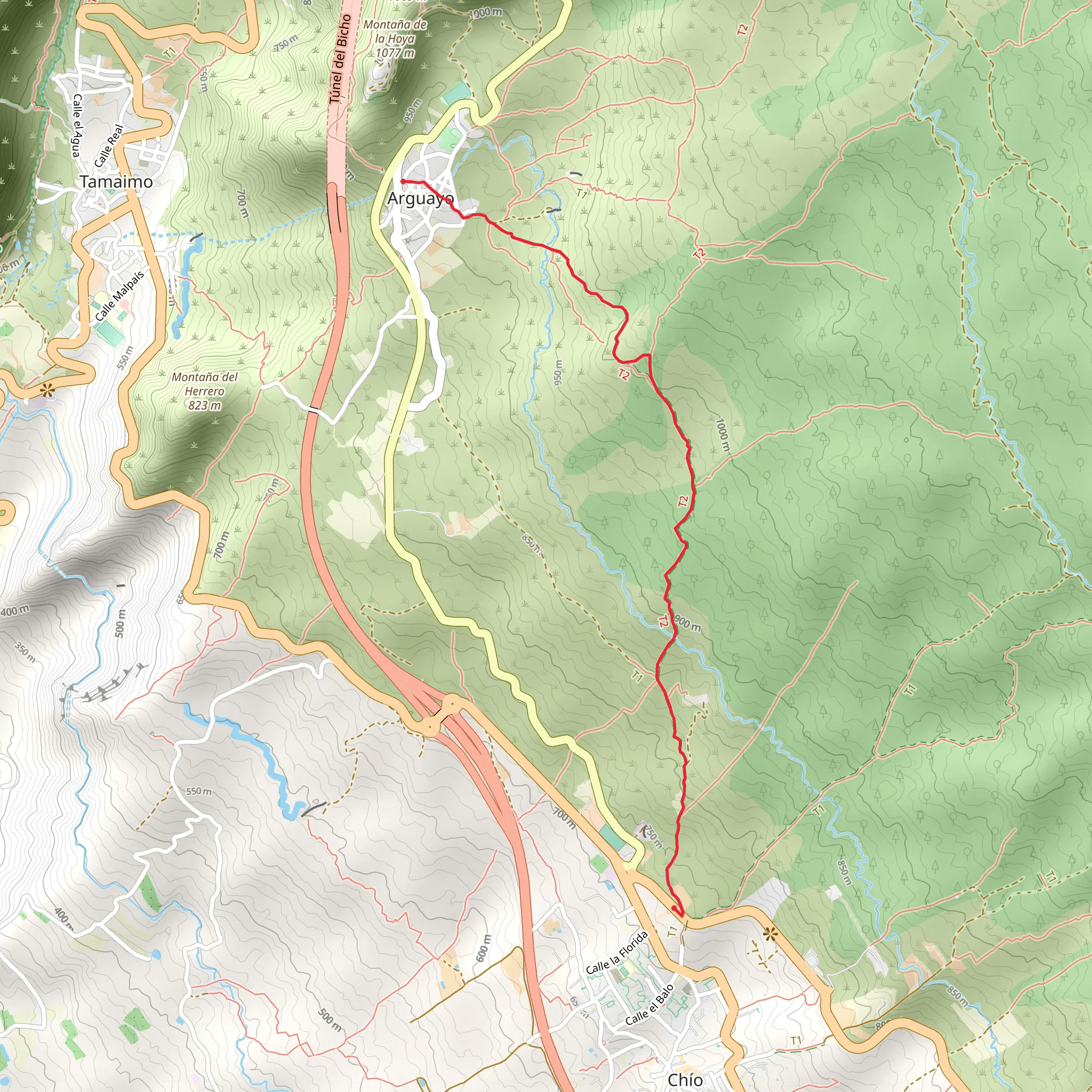 Chío - Arguayo SL TF 201 mobile static map