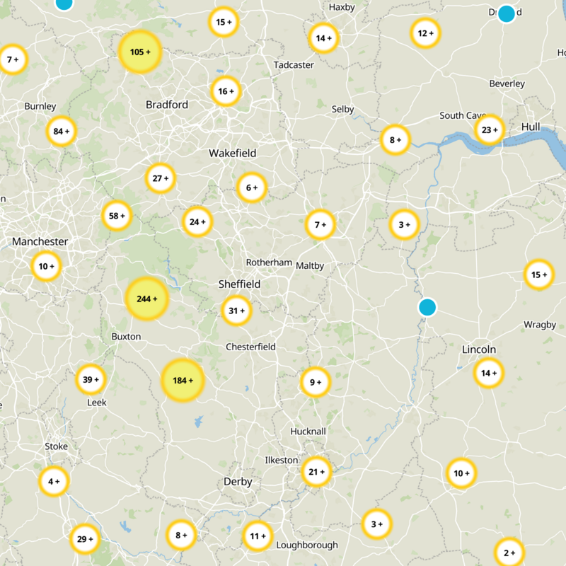 Metropolitan Borough of Rotherham Static Map