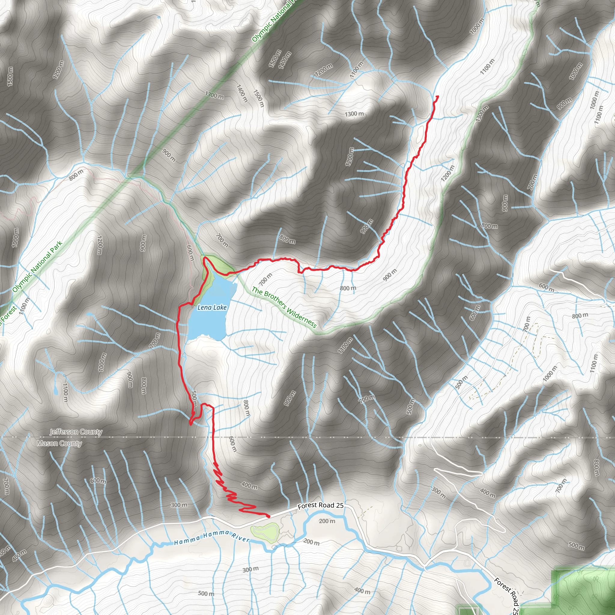 The Brothers Trail mobile static map