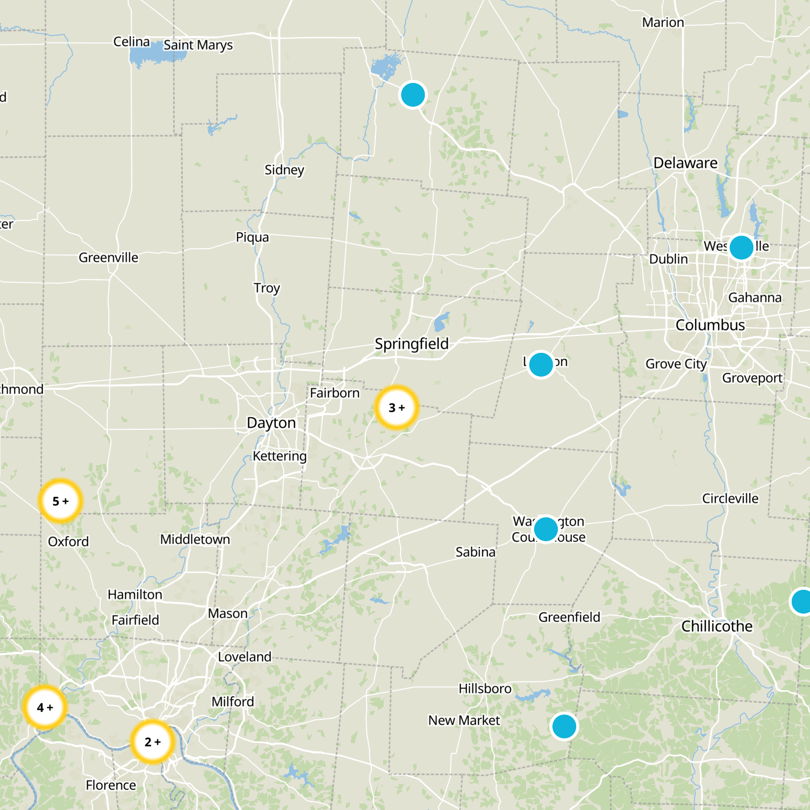 Greene County Static Map