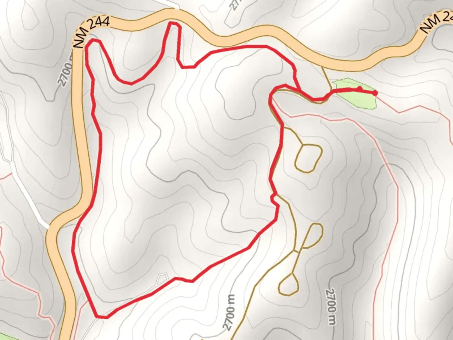 An image depicting the trail Upper Fir group Campground via Fir trail and its surrounding area.