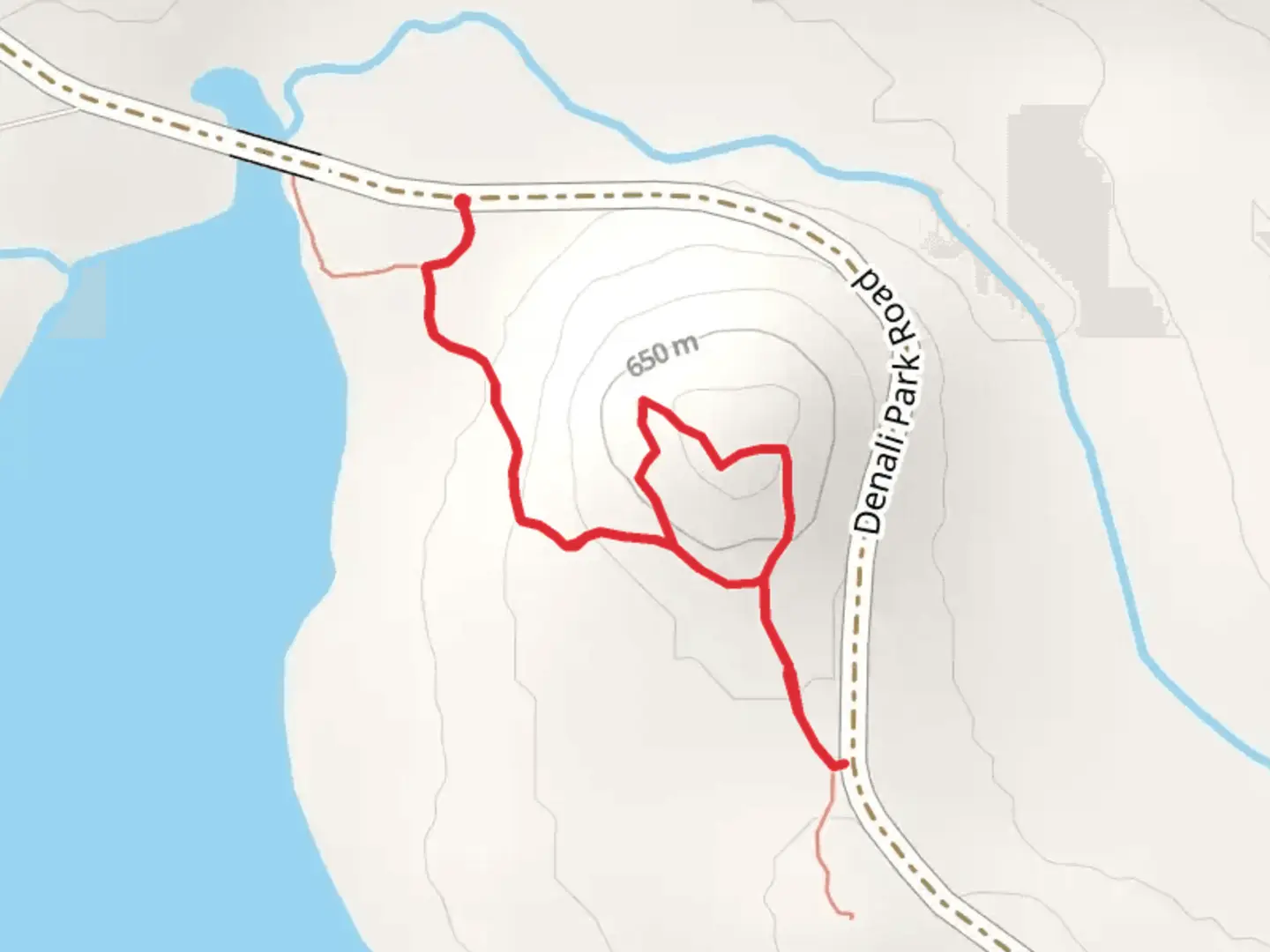 An image depicting the trail Blueberry Hill Loop Trail and its surrounding area.