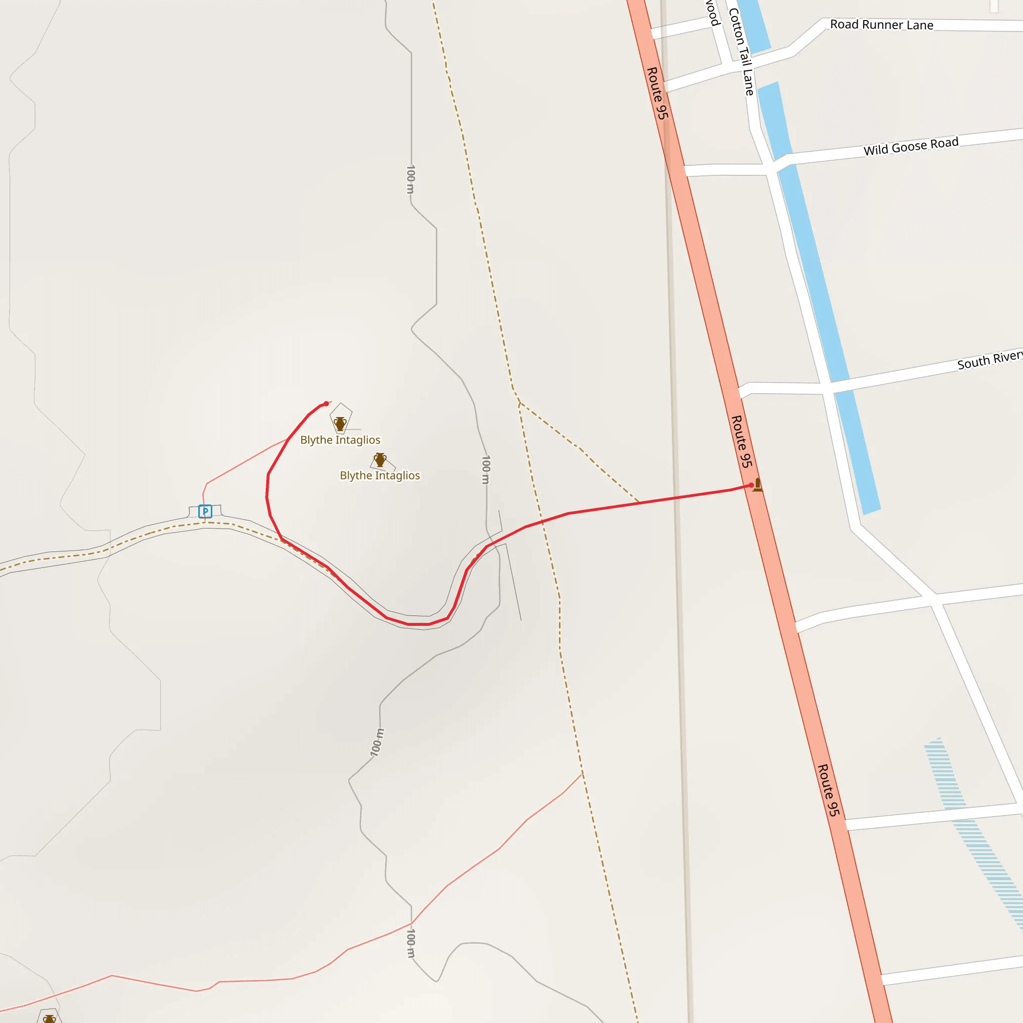 Wild Goose Road mobile static map