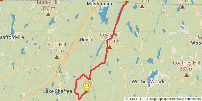 Nipmuck Trail stage 3 Map