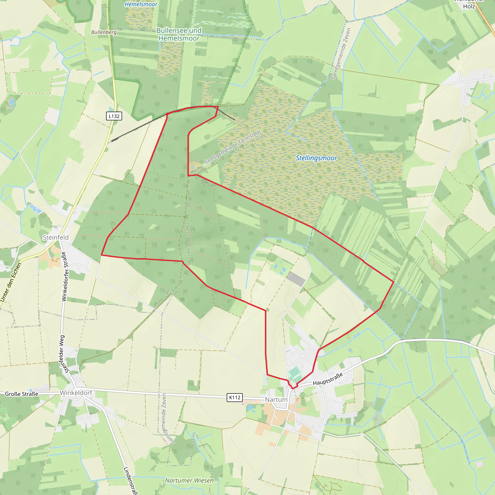 Nordpfad Kempowskis Idylle mobile static map