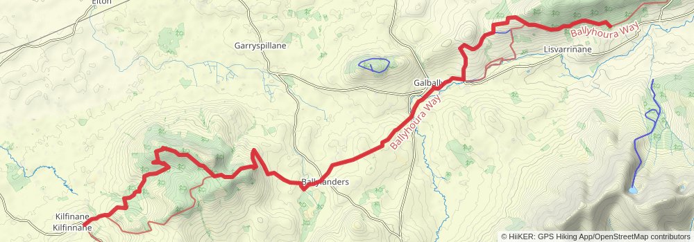 Beara Breifne Way stage 13 Map
