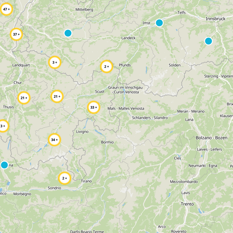 Region Engiadina Bassa/Val Müstair Static Map