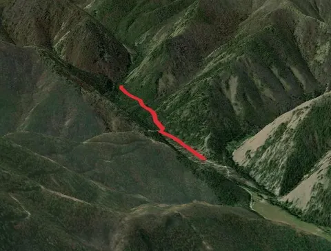 An image depicting the trail Head of West Fork Trail and its surrounding area.