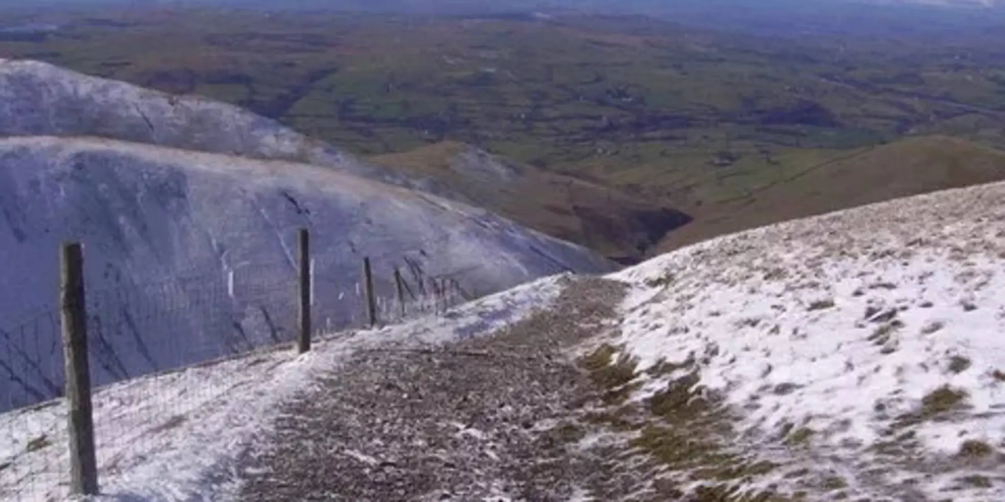 An image depicting the trail The Calf from Sedbergh and its surrounding area.