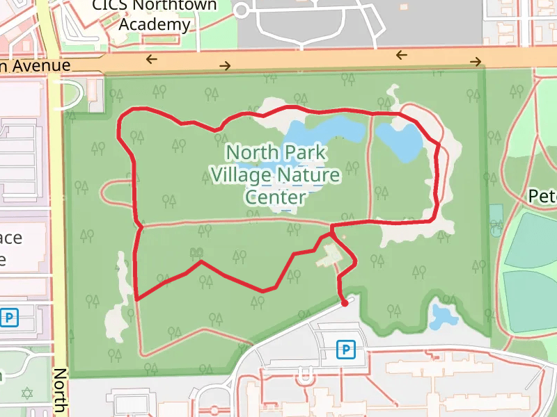North Park Village Nature Center Loop