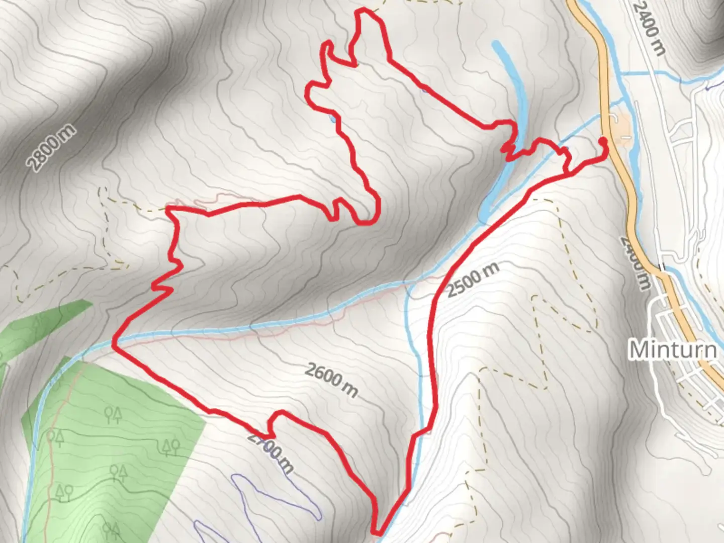 An image depicting the trail Grouse Creek, Meadow Mountain and Line Shack Loop and its surrounding area.