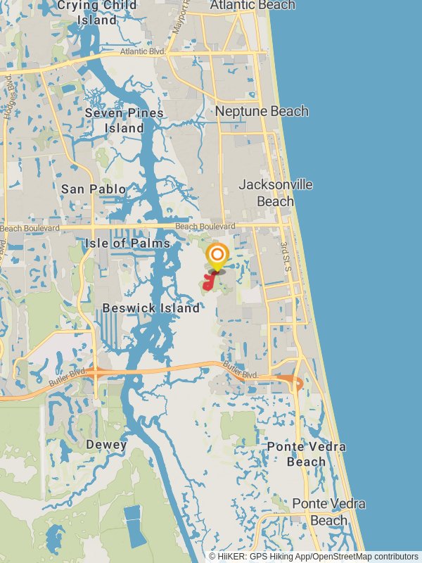 Cradle Creek Preserve Loop mobile static map