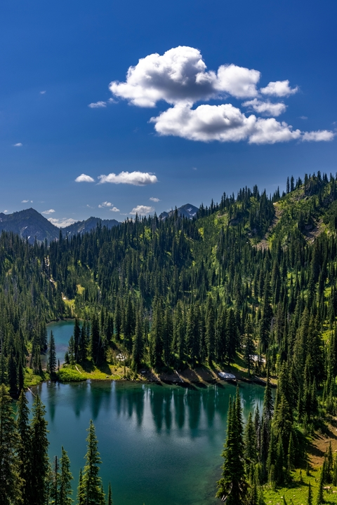 Twin Lakes via Noisy Creek Trail