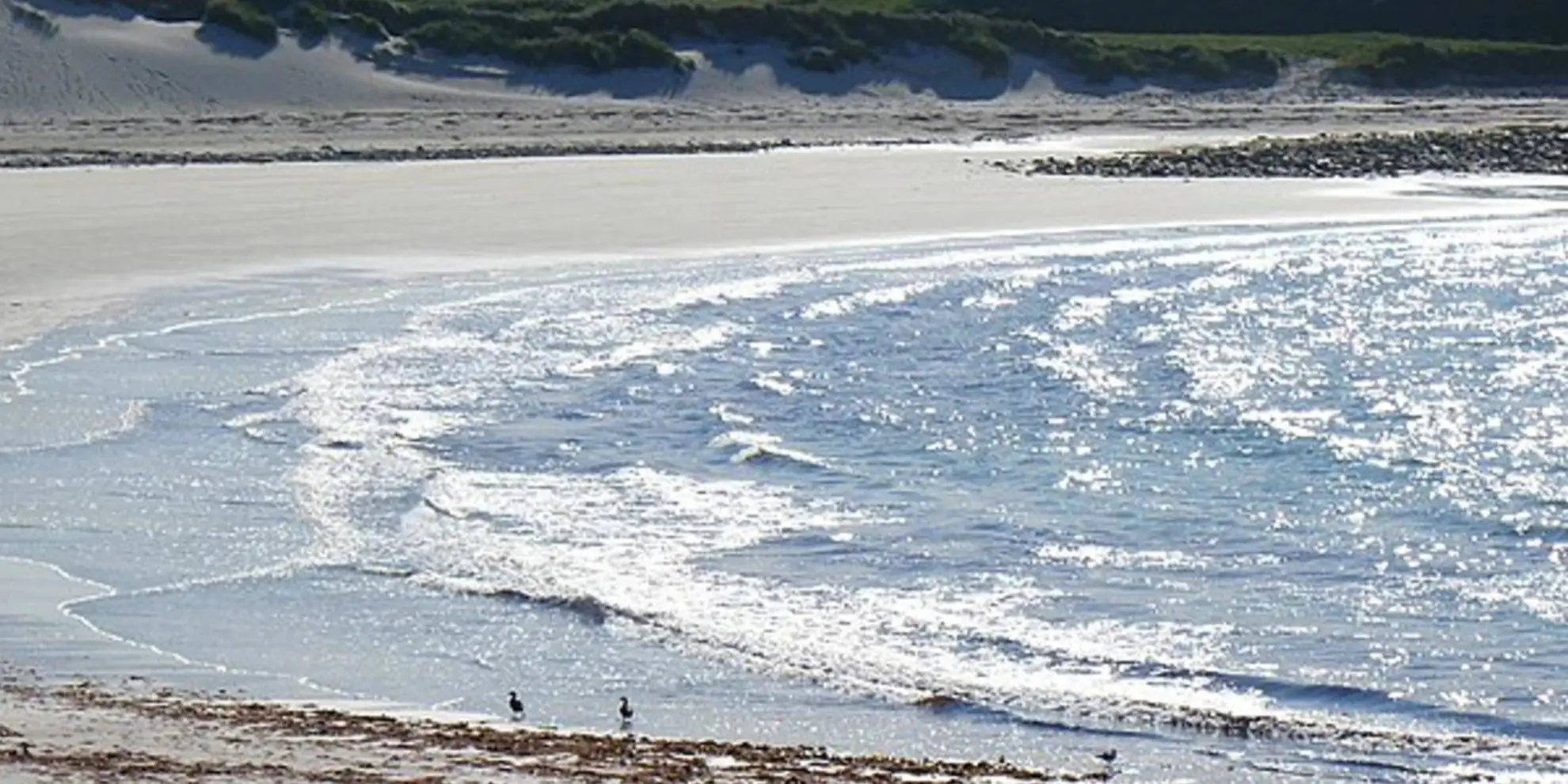 An image depicting the trail Udal and Aird a' Mhorain Point from Greinetobht and its surrounding area.