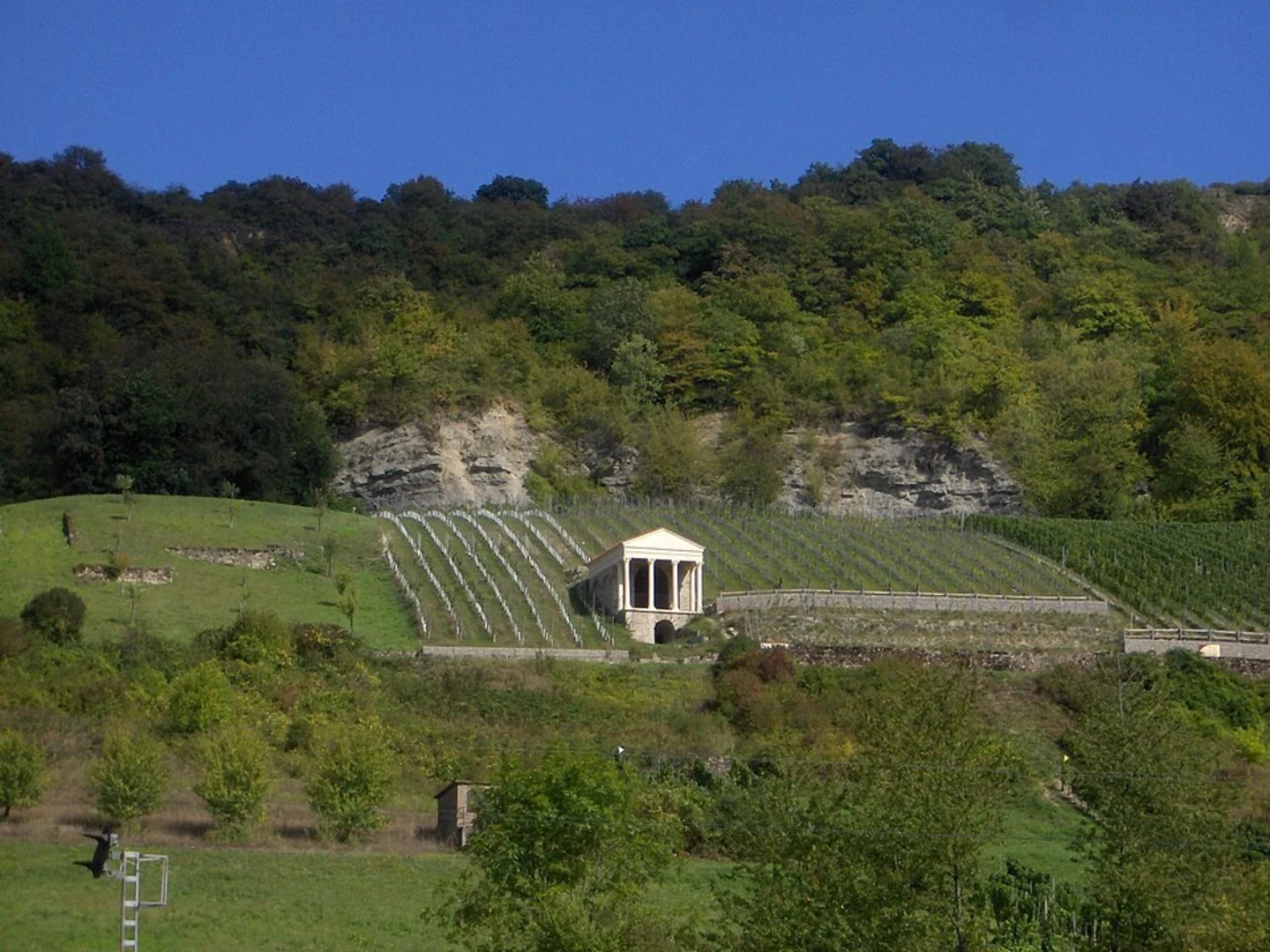 An image depicting the trail Grutenhäuschen and Richardshöhe Loop and its surrounding area.