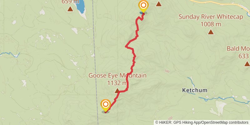 Appalachian Trail stage 187 Map
