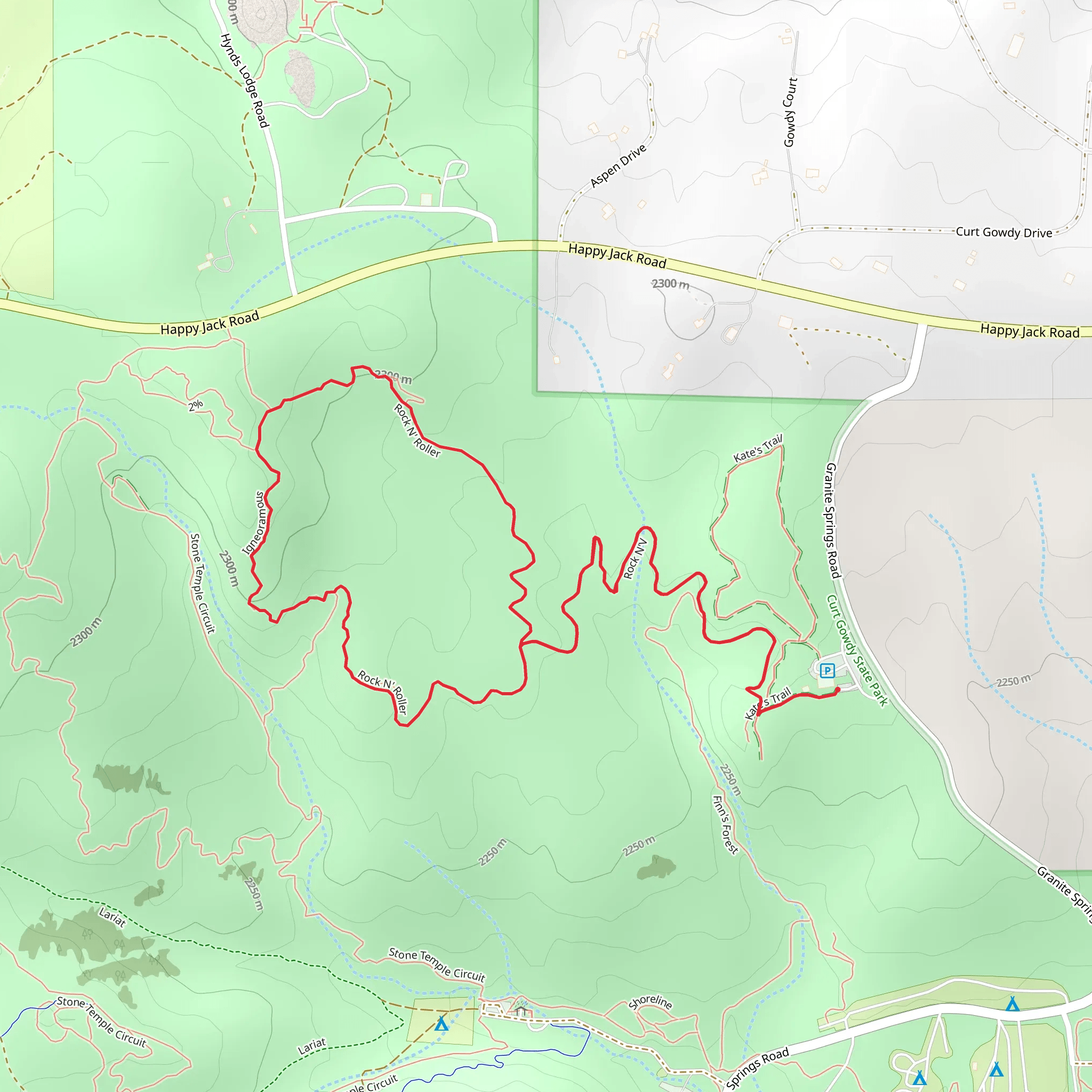 Rock N' Roller Loop mobile static map