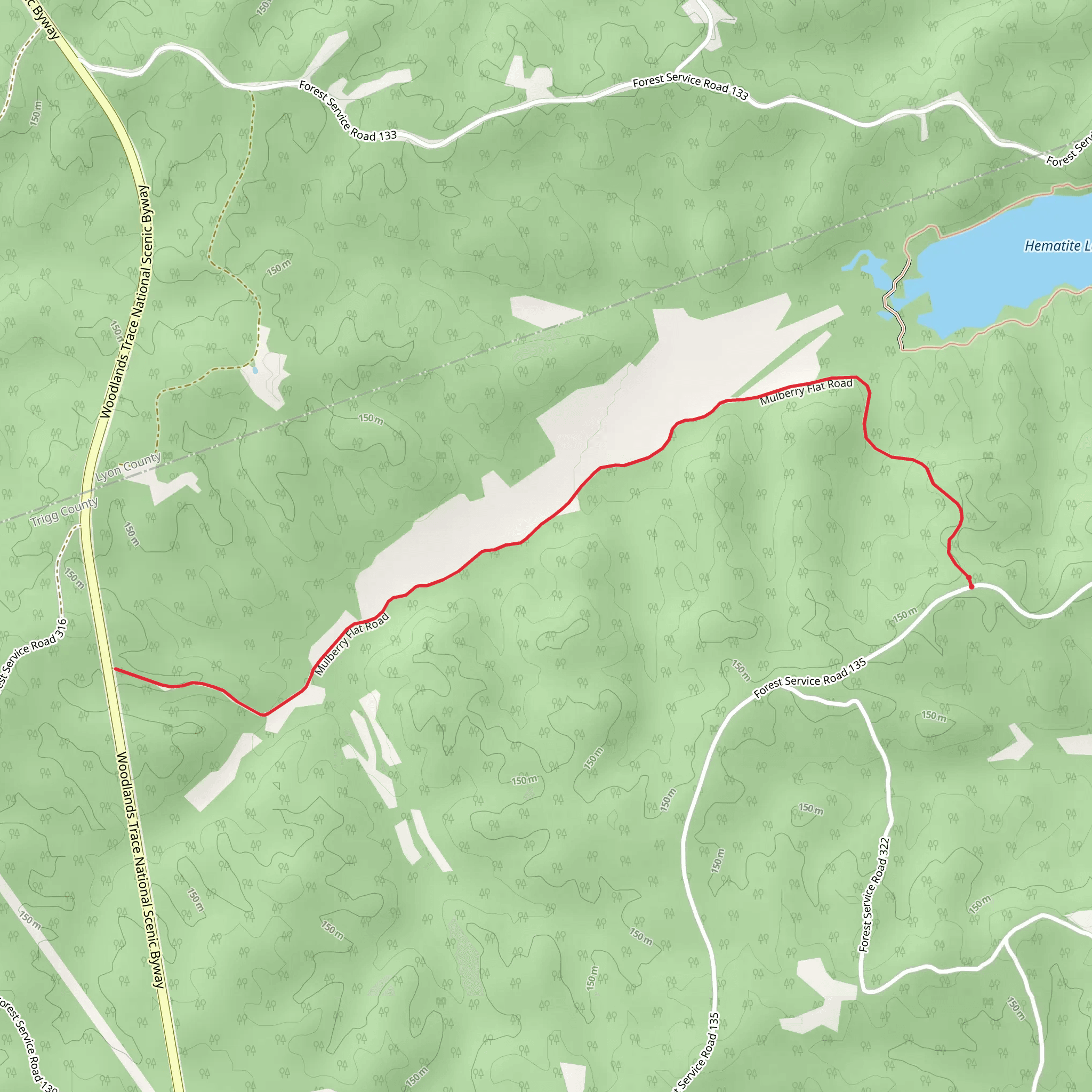 Long Creek Walk mobile static map