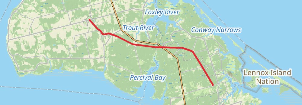Confederation Trail stage 3 Map