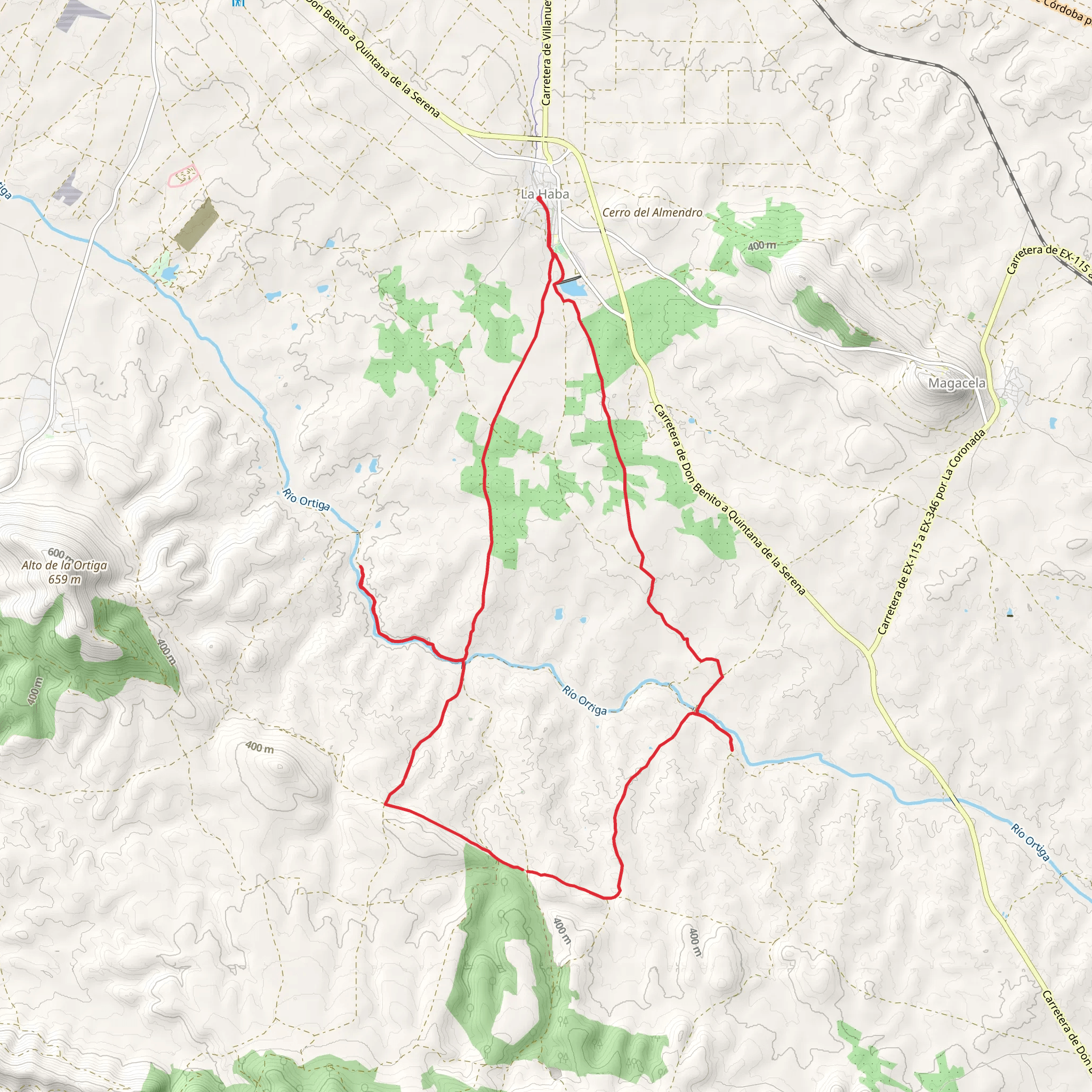 Path of the Ortigas Bridges PR BA 179 mobile static map