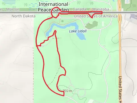 Lake Udall and Peace Garden Loop