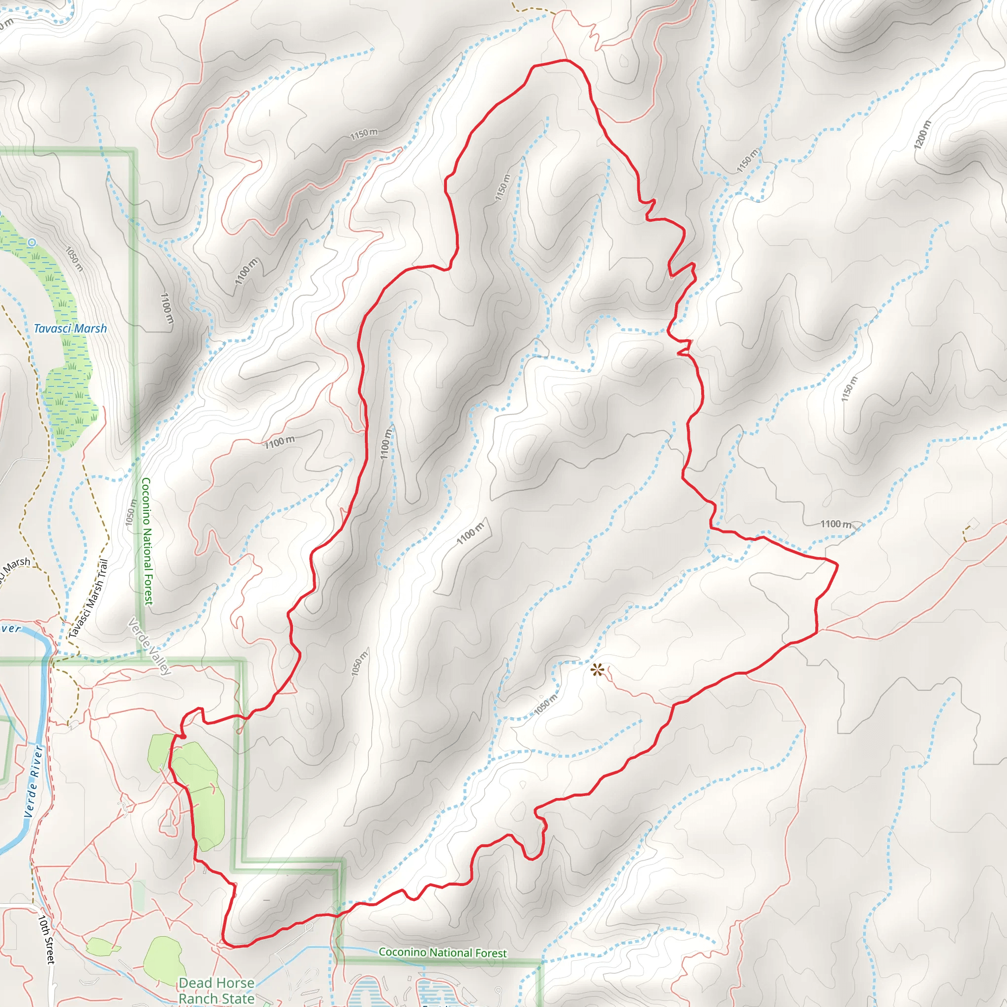 Lower Raptor, Thumper and Lime Kiln Loop Trail mobile static map