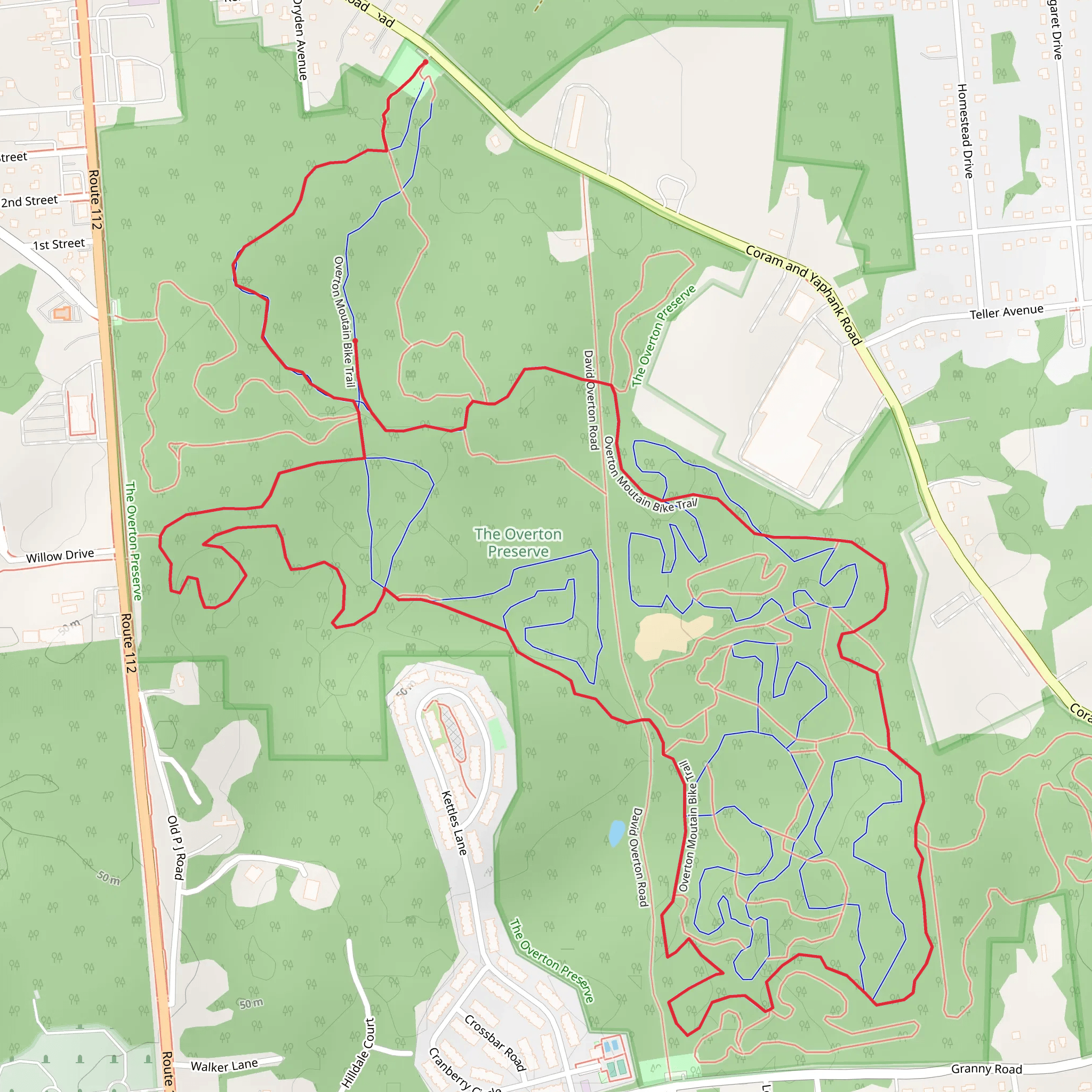 Kettles Community Park Loop mobile static map