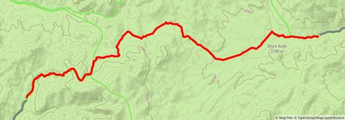 American Discovery Trail South Route stage 339 Map