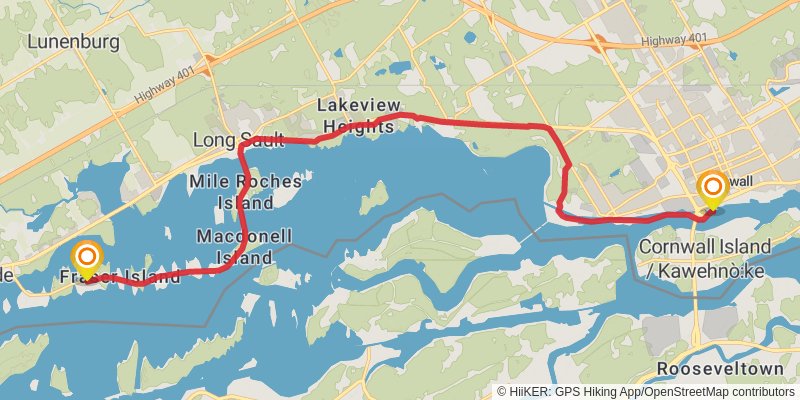 Waterfront Trail stage 3 Map