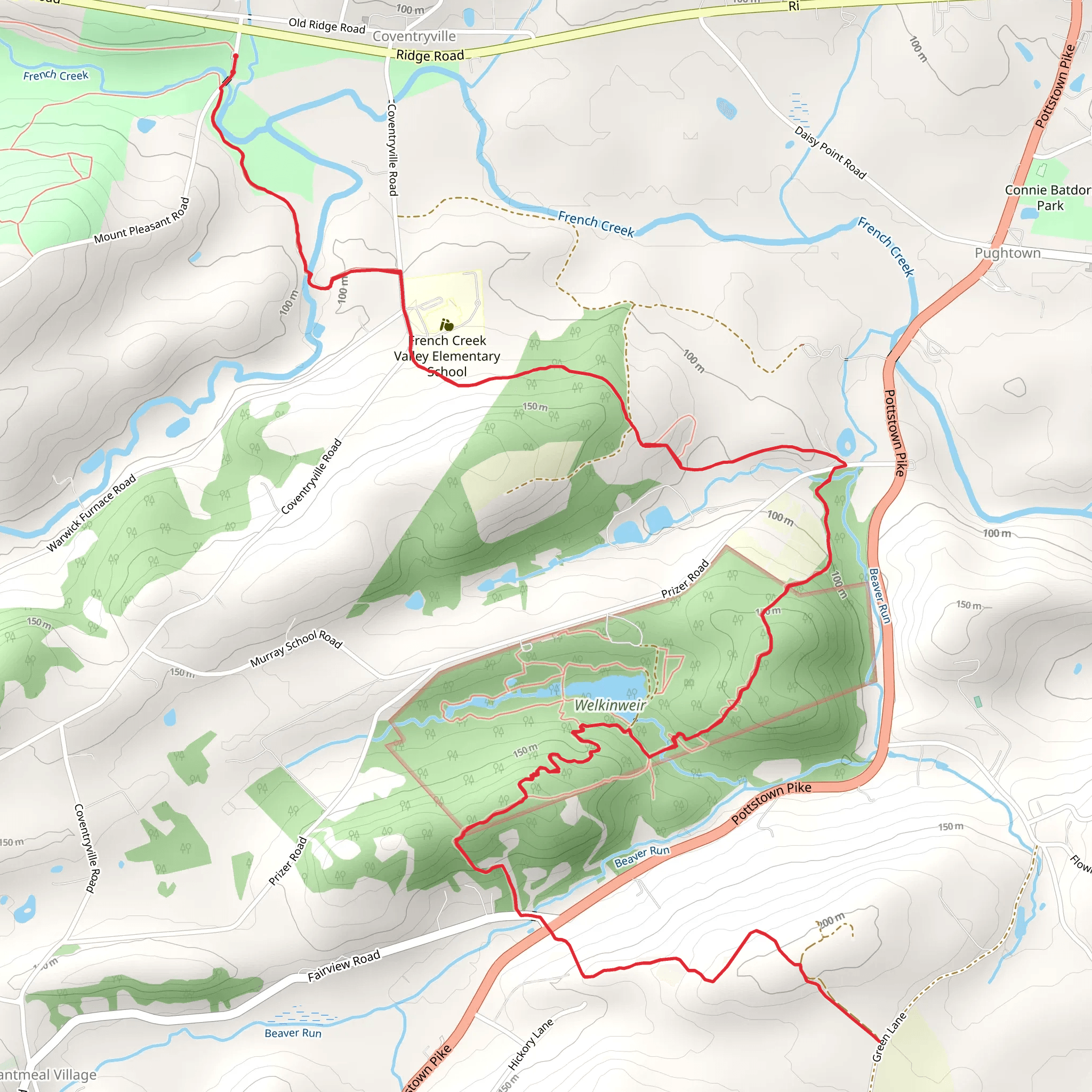 Rodebaugh Dam mobile static map