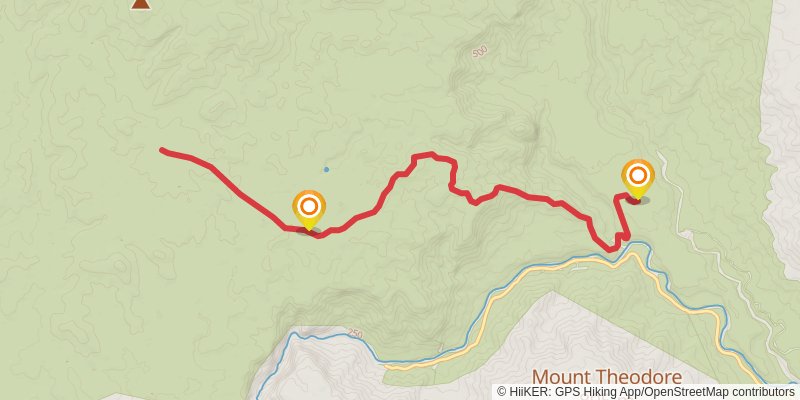 Koolmoon Creek Track stage 2 Map