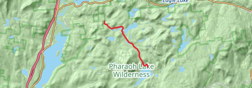 Pharaoh Mountain and Lake Loop stage 2 Map