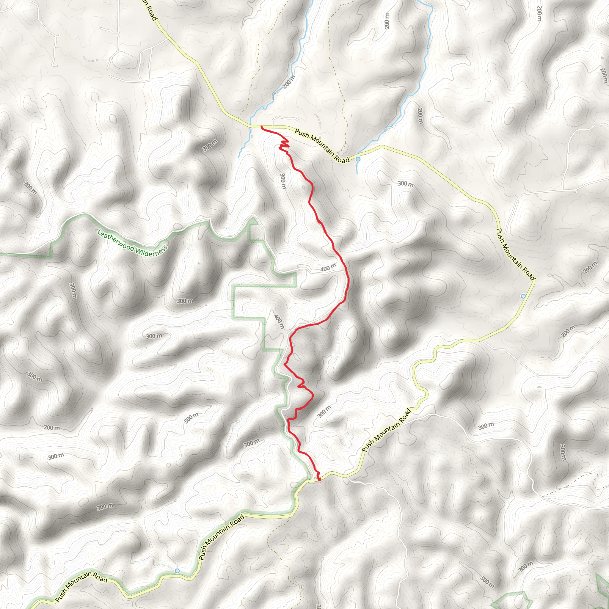 Brush Creek - OHT Sylamore Section mobile static map