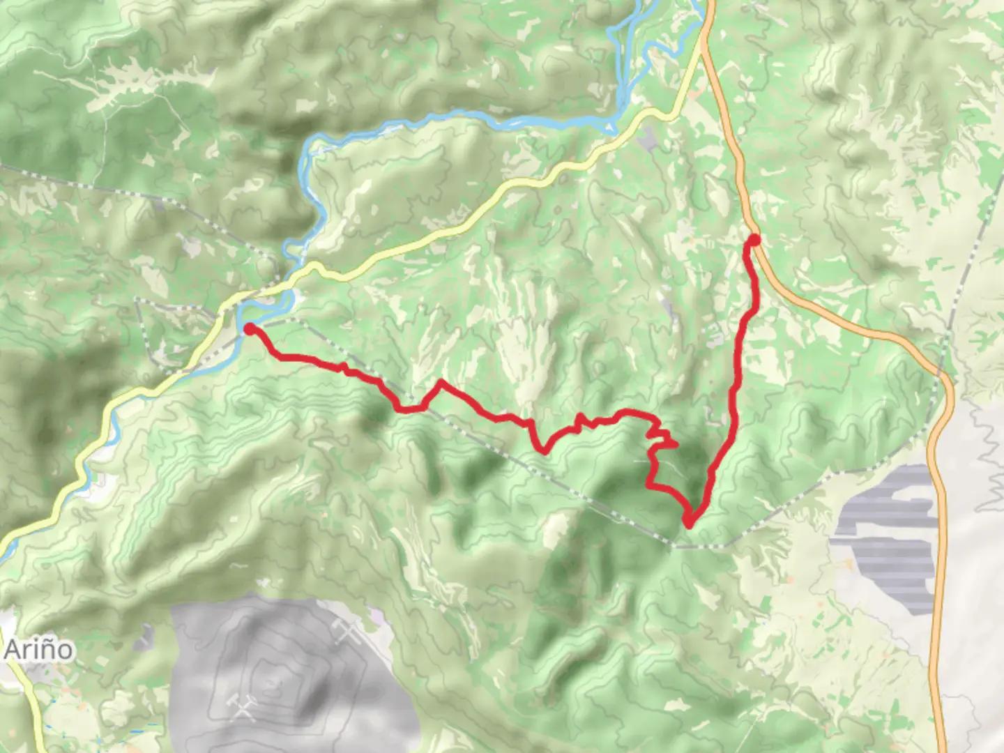 An image depicting the trail Valdoria - Black Cave PR TE 119 and its surrounding area.