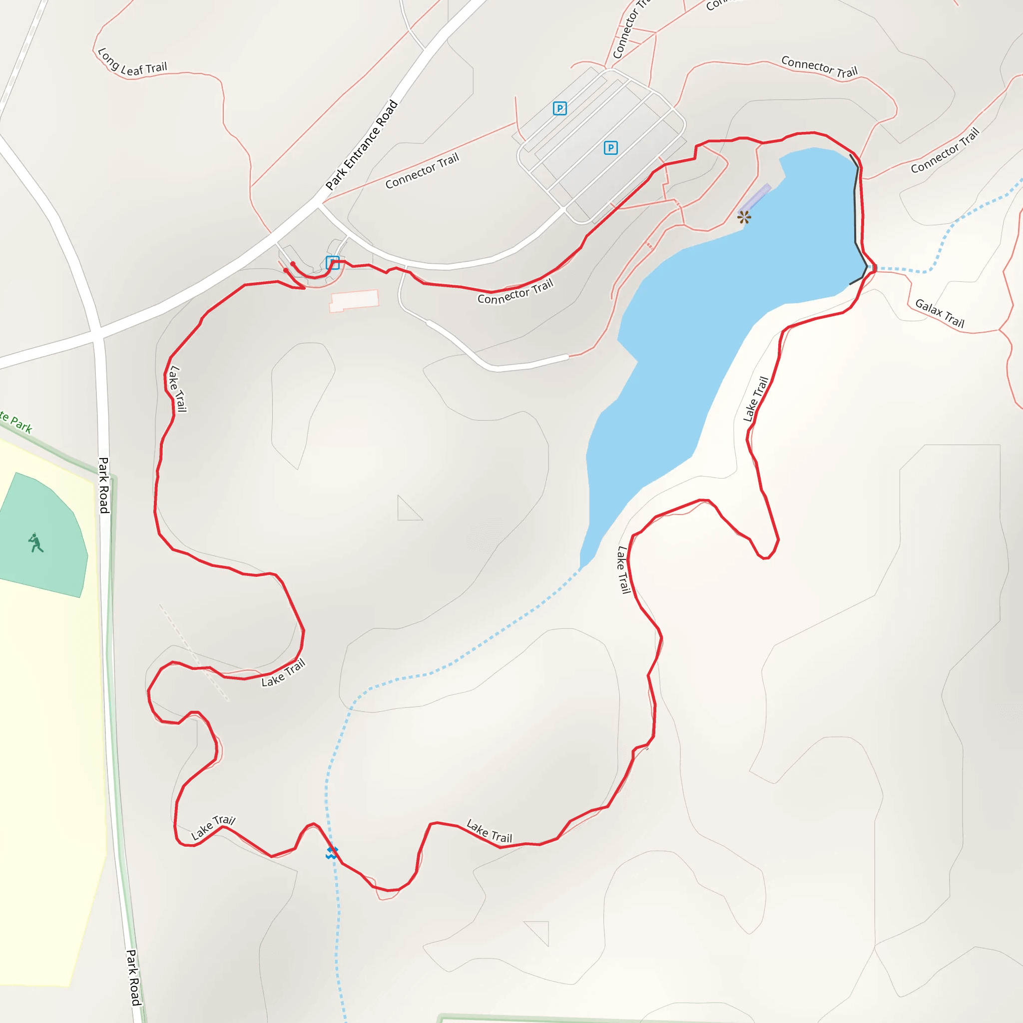 Cliffs of the Neuse State Park Loop mobile static map