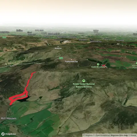 Snake Path to Kinder Resivoir loop