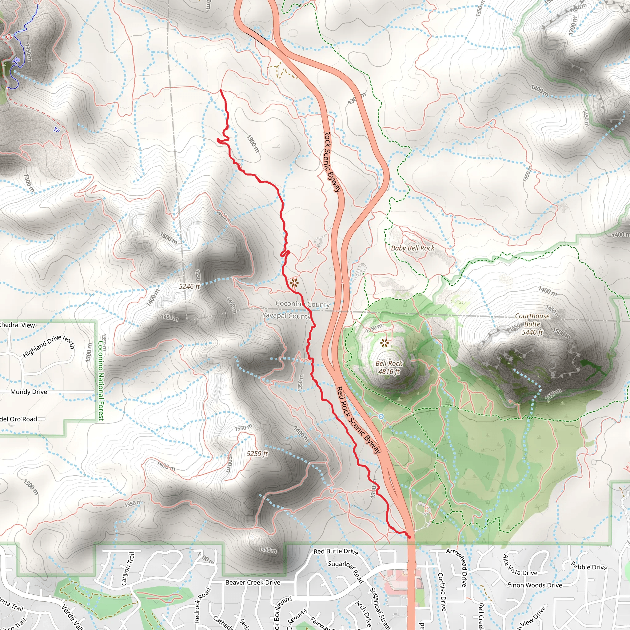 Slim Shady Trail mobile static map