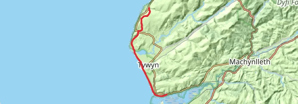 Wales Coast Path stage 31 Map