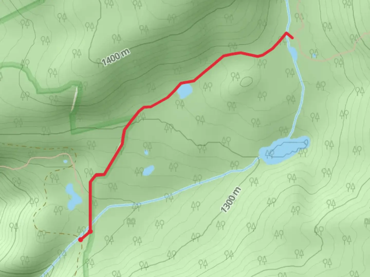 An image depicting the trail Cache Meadow Trail and its surrounding area.