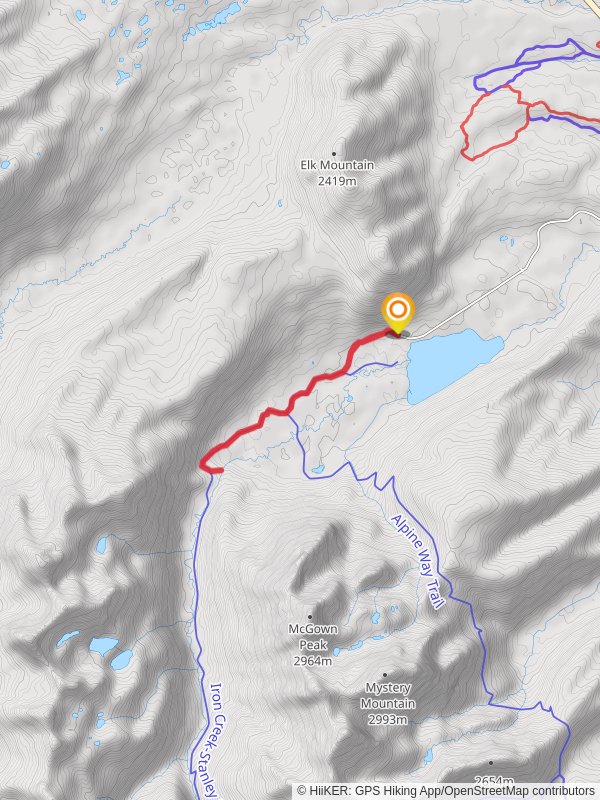 Stanley Lake Creek via Iron Creek-Stanley Lake Trail