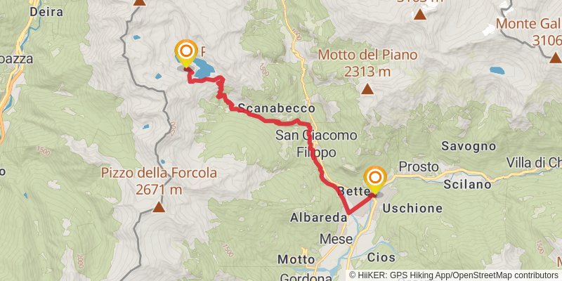 Giro di Giüst stage 7 Map